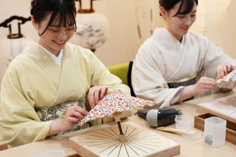 Kyoto: Traditional Mini Umbrella Making Workshop - Key points at a glance