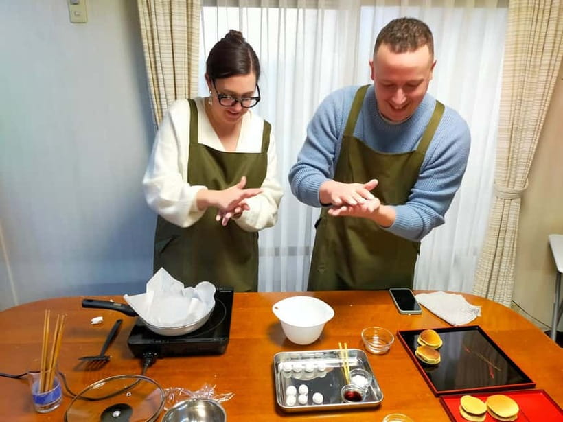 Kyoto: Wagashi (Japanese sweets) Cooking near Fushimiinari - Learning from Miho in English