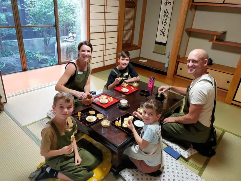 Kyoto: Wagashi (Japanese sweets) Cooking near Fushimiinari - Matcha, presentation, and the garden view