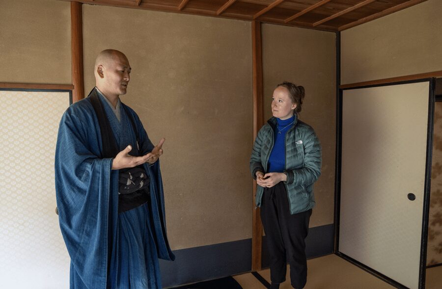 Kyoto: Zen Meditation at a Private Temple with a Monk - Tea, sweets, and a garden closed to the public