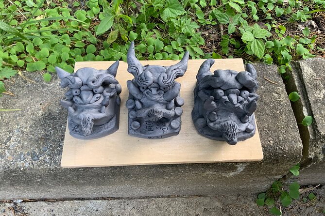 Let's make only one original onigawara in the world!! - From soft clay to a silver-colored roof guardian