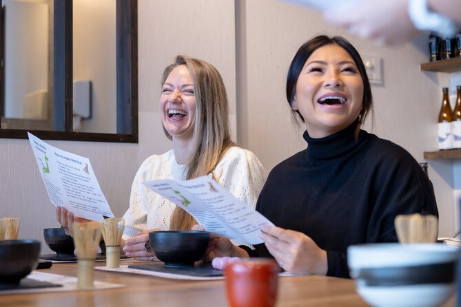 Matcha Making Class in Tokyo with Authentic Japanese Sweets Set - Learning the traditional whisking method