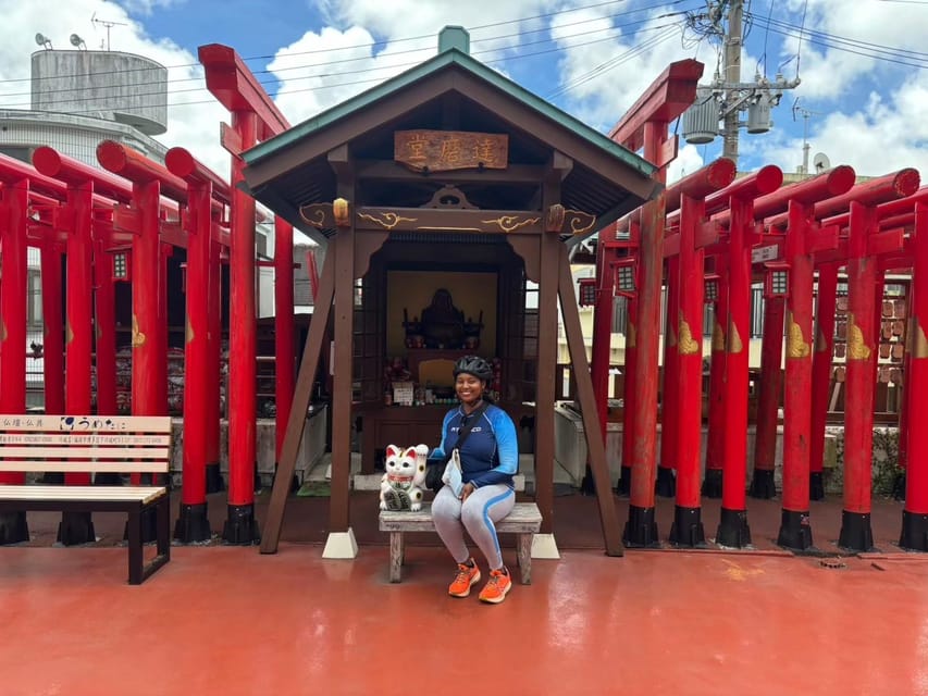 Naha: Guided E-Bike Tour of the 12 Zodiac Temples - Shuri Kannon Temple and the first hill