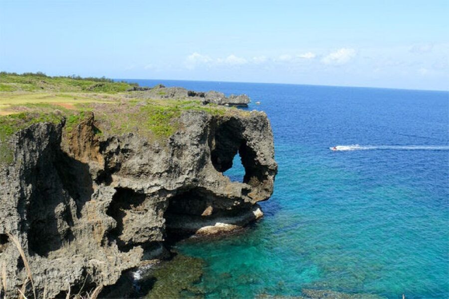 Naha: North Okinawa Sightseeing Tour & Churaumi Aquarium - Cape Manzamo and the Elephant Rock finish