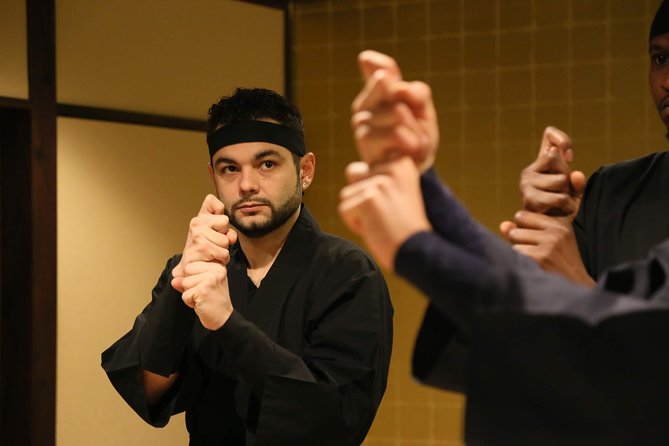 Ninja 2-hour Hands-on Lesson by Japanese master in Kyoto -Medium - Sword training and traditional tools
