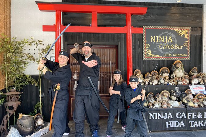 Ninja Experience in Takayama - Basic Course - Blowpipe Practice and Replica Sword Kata