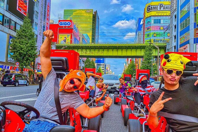 Official Street Go-Kart Tour - Akihabara - Ginza: city lights, department stores, and polished streets