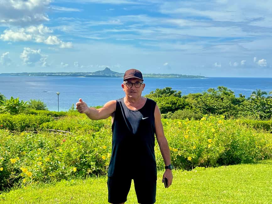 Okinawa Full Tour: Castle, Manza, Kouri, Aquarium & American - Nakagusuku Castle and the central coast