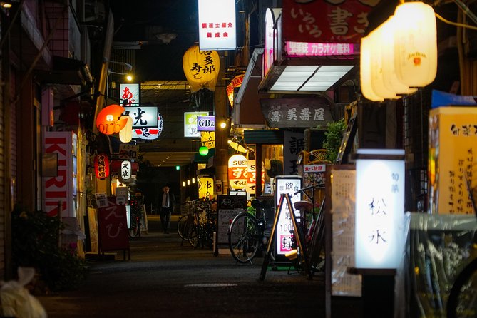 Osaka Bar Hopping Night Walking Tour in Namba (3 bars, 6 tastes) - Hozenji Temple and the turn into Hozenji Yokocho