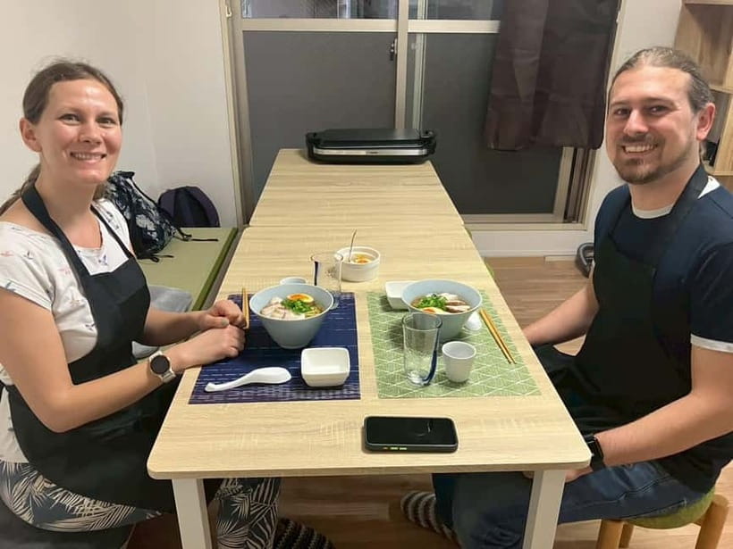 Osaka: Cooking Class Ramen & Gyoza Course in Nanba - Making Osaka comfort food with your own hands