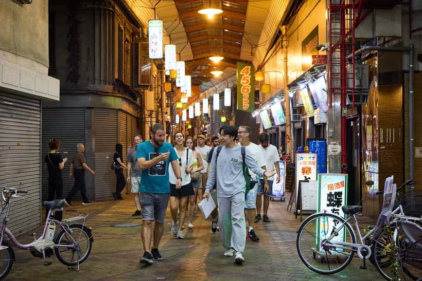 Osaka: Dark Side of Osaka Night Walking Tour - Tobita Shinchi and the rules of discretion
