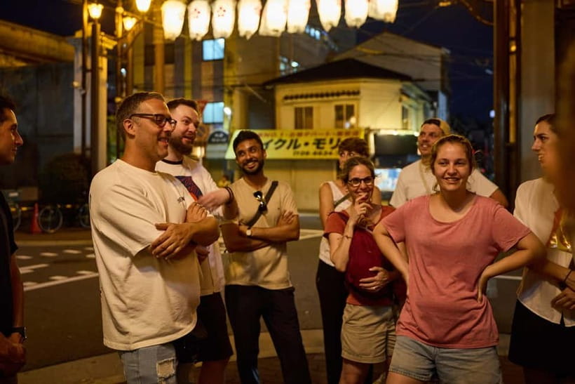 Osaka: Dark Side of Osaka Night Walking Tour - Tsutenkaku marks the finish