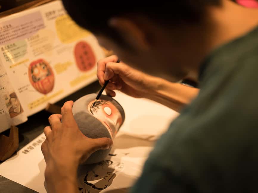 Osaka Daruma Workshop — Paint Your Own Good-Luck Daruma - The first step: learning what Daruma represents