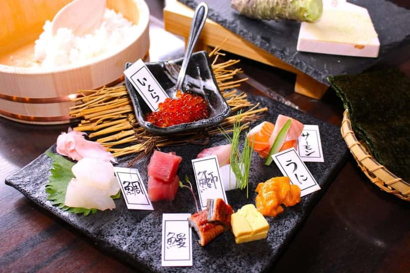 Osaka Dotonbori: Hand Roll Sushi Experience - What the two-hour class includes