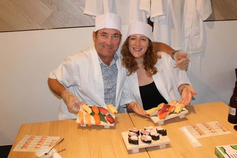 Osaka Dotonbori: Sushi Making Experience - Sushi cosplay, photos, and the certificate