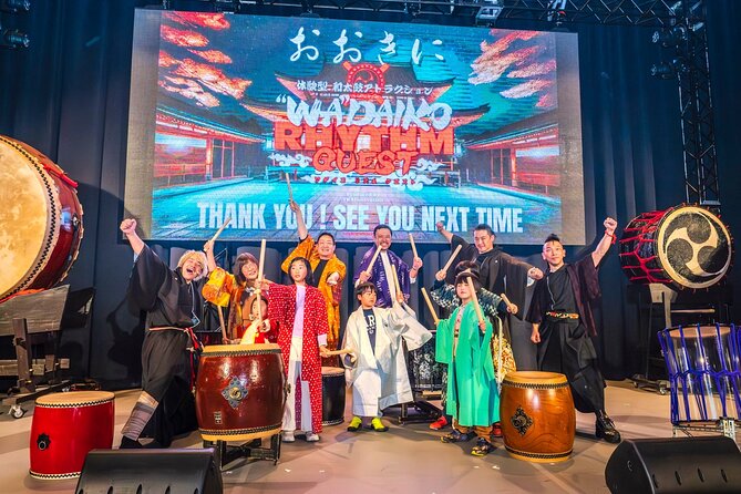 OSAKA:Feel the Power! Learn Taiko Drum from Professionals - The stage performance is the main event