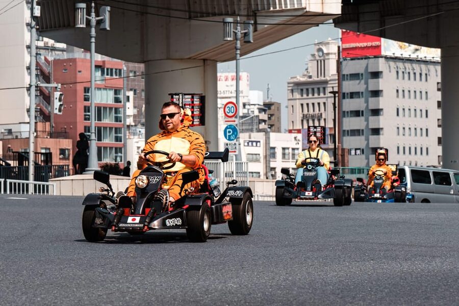 Osaka: Go Kart Tour on Osaka Streets with Guide - The route through Osaka’s major districts