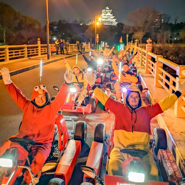 Osaka: Guided Go Karting Tour in a Funny Costume - Shin-sekai and Tsutenkaku change the mood