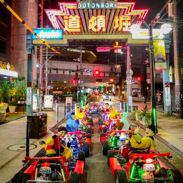 Osaka: Guided Go Karting Tour in a Funny Costume - The guide makes the difference on public roads