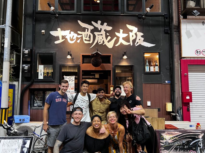 Osaka: Izakaya Bars Guided Walking Tour - Group size, pace, and social mood