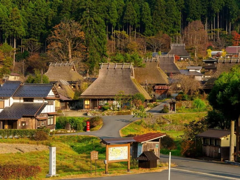 Osaka/Kyoto: Amanohashidate & Miyama Tour with Boat & Lunch - Miyama Kayabuki-no-Sato and rural Kyoto