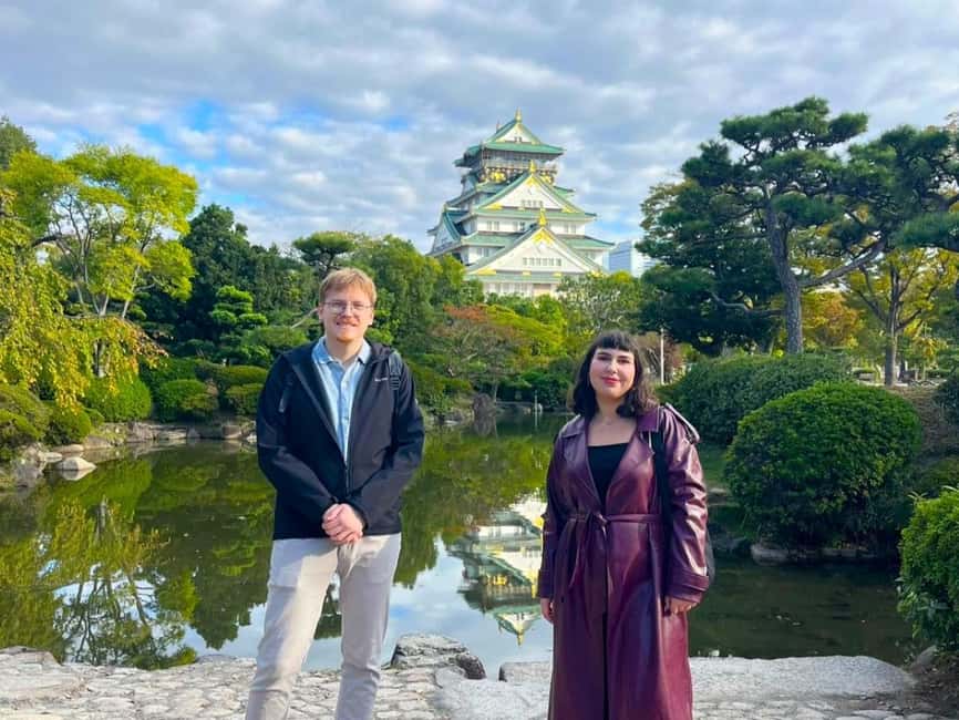 Osaka: Osaka Castle & Historical Museum Guided Tour - The observation deck and Osaka from above