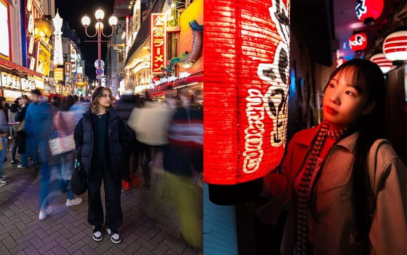 Osaka: Private Vibrant Nighttime Photoshoot (Dotonbori) - Timing, language, and small practical details