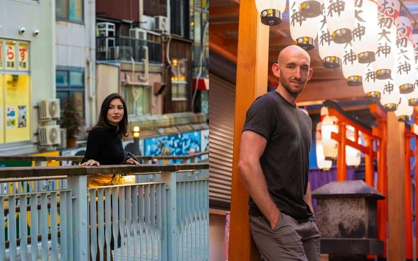 Osaka: Private Vibrant Nighttime Photoshoot (Dotonbori) - Hozenji Yokocho for a quieter change of mood