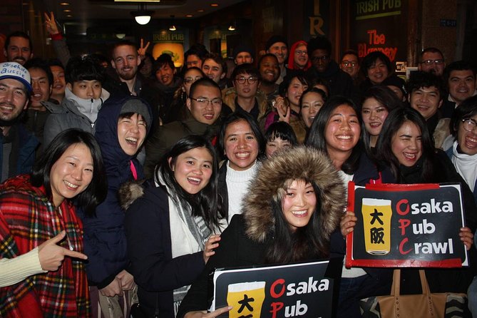 Osaka Pub Crawl and Nightlife Tour - Guides, group size, and the social experience