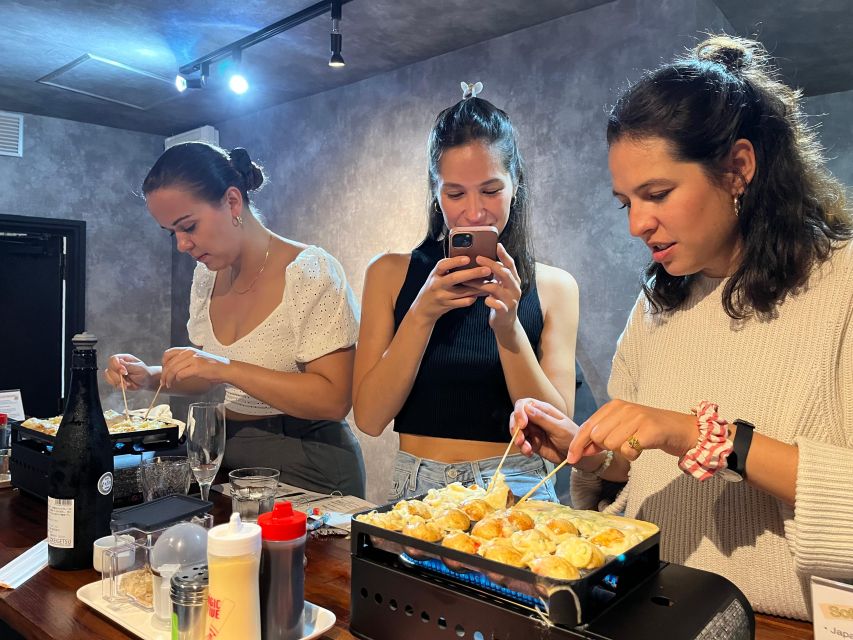 Osaka Sake Tasting with Takoyaki Cooking - Booking details worth knowing