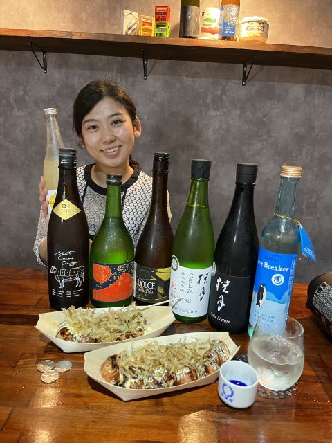 Osaka Sake Tasting with Takoyaki Cooking - What the two hours are worth at $70