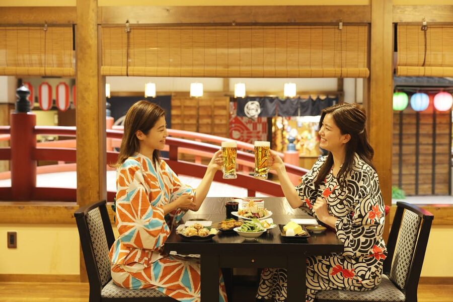 Osaka: Solaniwa Onsen Hot Spring Visit - Nine baths, from open air to carbonated water