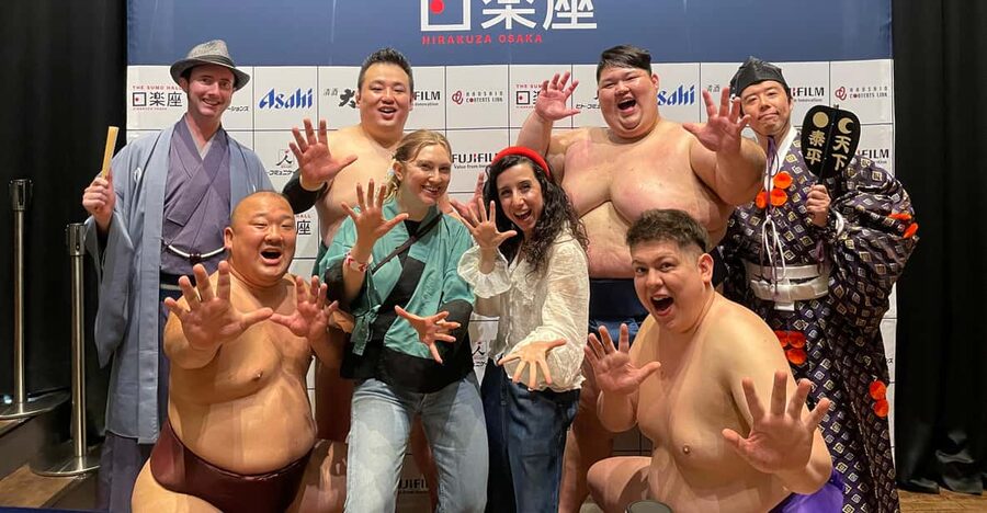 Osaka: Sumo Stage Show with Bento or Snack + Fight & Photo - Finding the hall on Namba Parks 8F