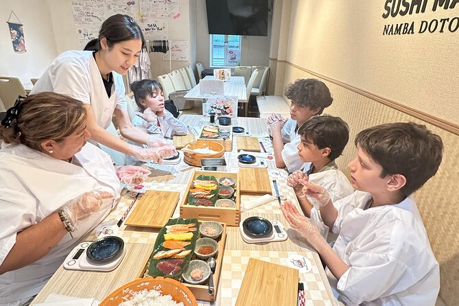 Osaka Sushi Making Class – Hands-On Nigiri & Rolls (Same-Day OK) - Learning to make sushi rice