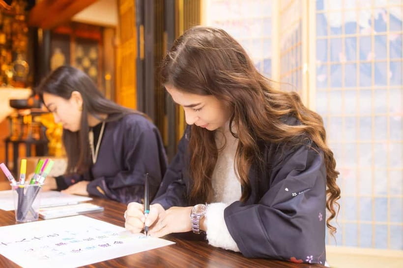 Osaka: Temple Tour and Traditional Calligraphy Lesson - A Good Choice for Solo Visitors and Families