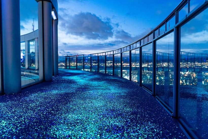 Osaka: Umeda Sky Building Official E-Ticket - The glass escalators and upper-level approach