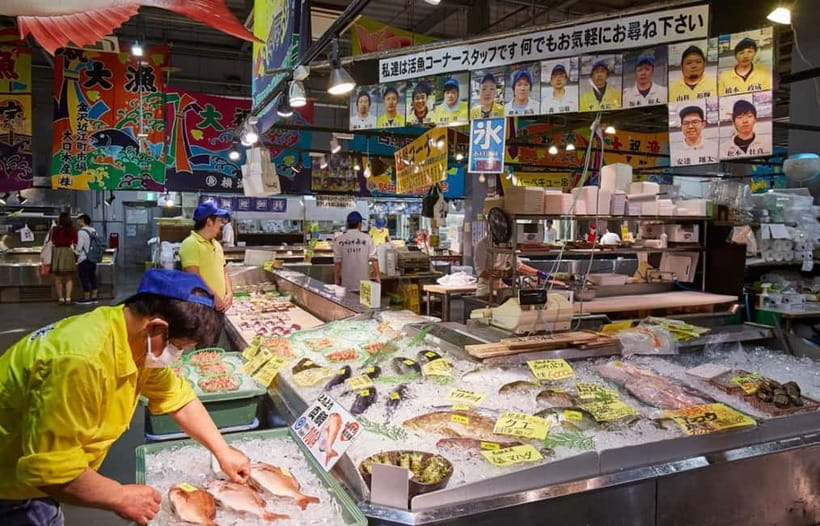 Osaka: Wakayama Cat Train, Seafood market, Hot Springs Tour - What the guide and coach add