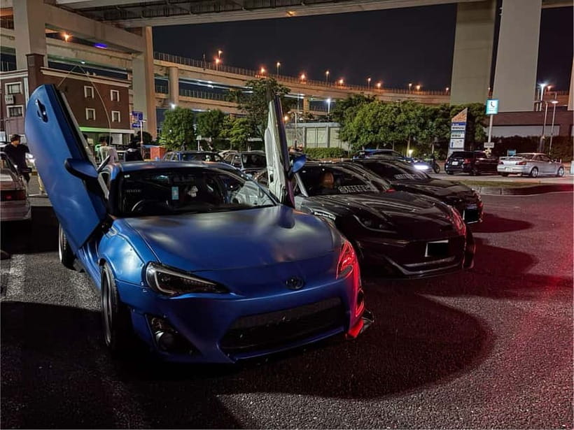 R34Skyline Daikoku PA Fast & Furious Private Experience - Tokyo Tower closes the evening