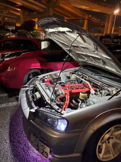 R34Skyline Daikoku PA Fast & Furious Private Experience - The old-car tradeoff
