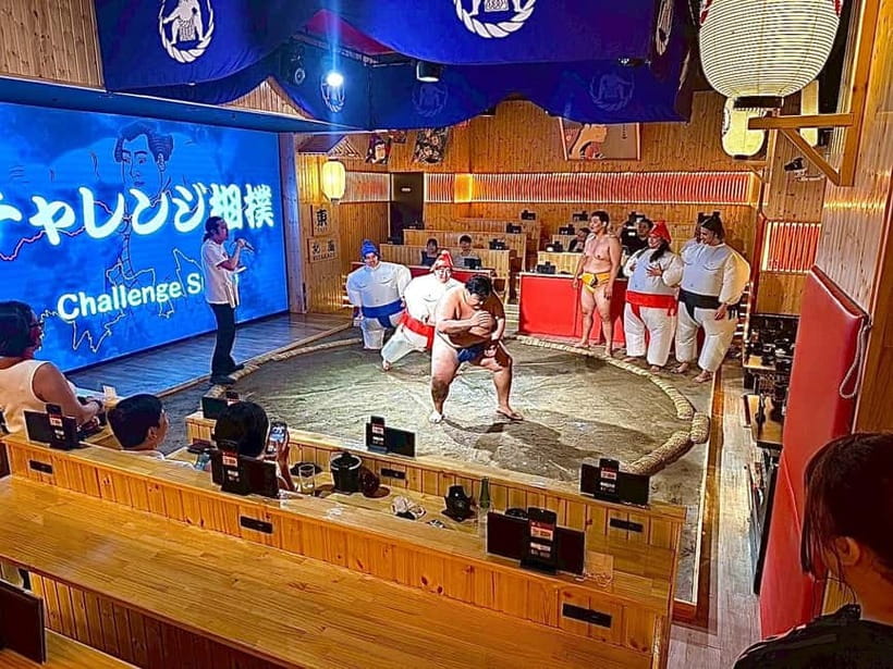 Sapporo: Sumo Show Experience with Japanese food & Photo - Maiko Dance, Mochi, and Sumo Lessons