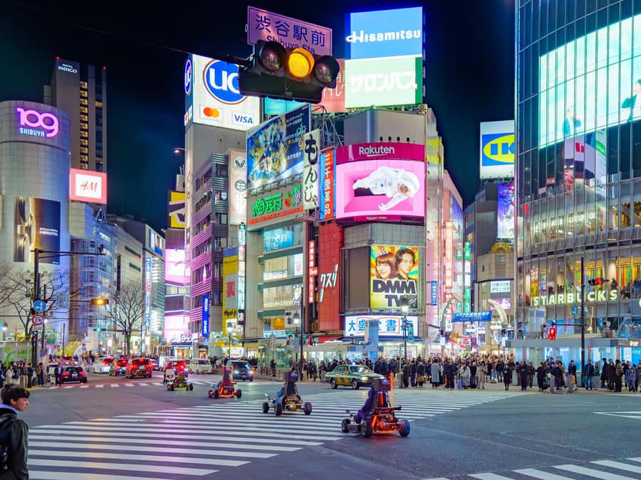 Shibuya#2 Go Karting Tour with Funny Costume - What this Shibuya go-kart ride is really like