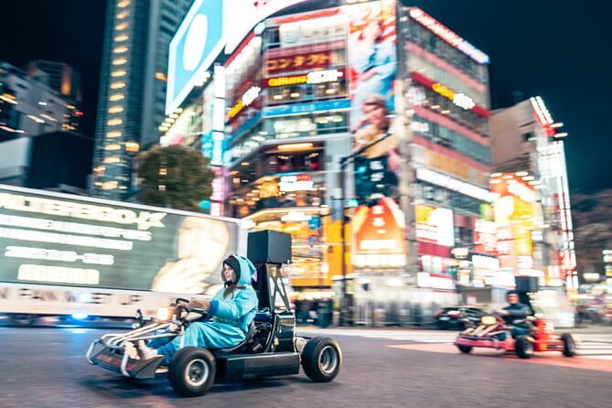 Shibuya Go Karting Tour with Funny Costume - Meeting the team near Akiba Kart Shibuya