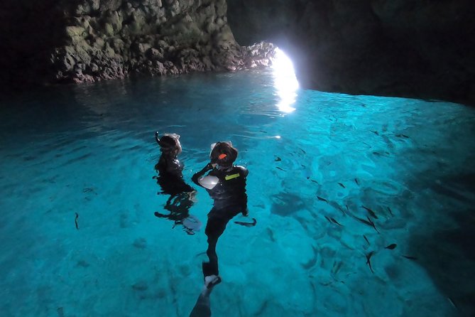 Snorkeling in the Blue Cave area【Okinawa Prefecture: Free feeding & photo images!English and Chinese speaking guide available! - Who should book this Onna snorkeling trip?