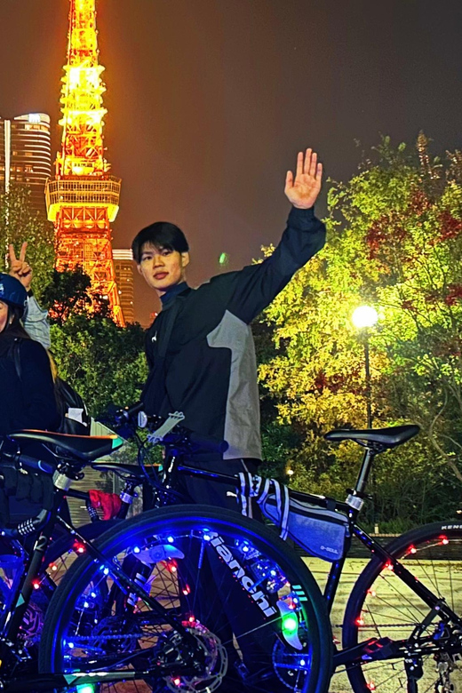 Tokyo: 2-Hour Night Bike Tour of the City's Hidden Gems - Omotesando’s seasonal lights and polished streets