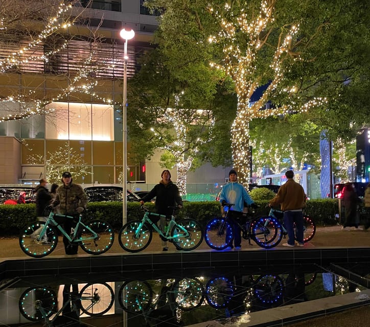 Tokyo: 2-Hour Night Bike Tour of the City's Hidden Gems - Finishing beneath Tokyo Tower