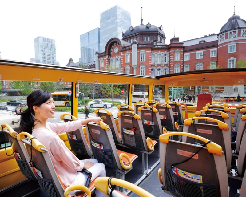 Tokyo: 60min Panoramic Open Top Bus Tour with Audio Guide - Hibiya Park, the Diet Building, and Toranomon