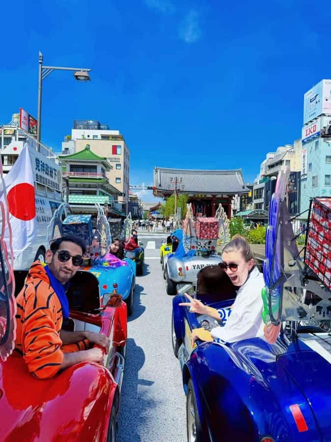 Tokyo: Akihabara/Asakusa Go-Karting Tour (including guide) - The kart itself, plus optional lights and camera