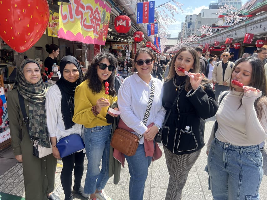 Tokyo: Asakusa and Tokyo’s Oldest Temple Senso-ji Tour - Nakamise Street, snacks and souvenir choices