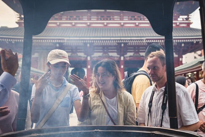 Tokyo: Asakusa Temple & Shrine Walking Tour with Local Guide - Learning temizu, incense, and omikuji