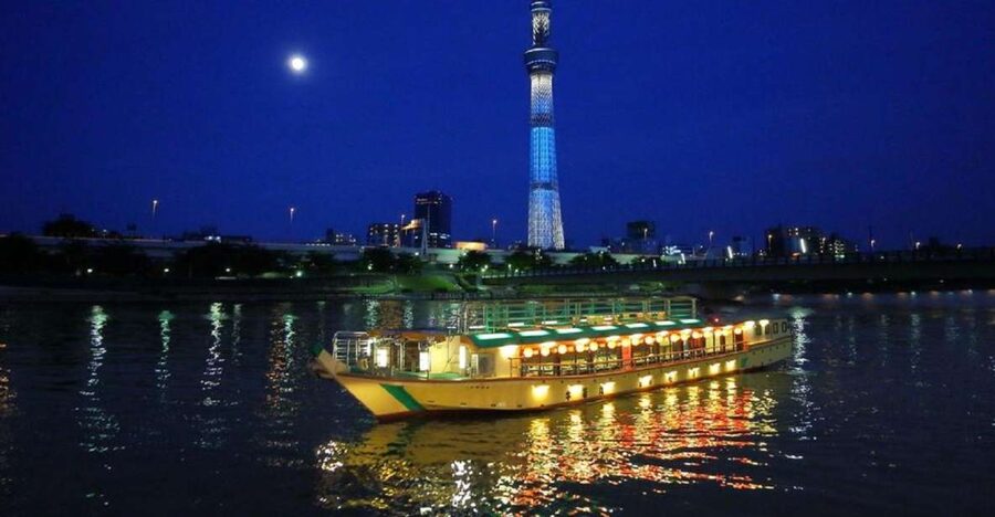 Tokyo Bay: Traditional Japanese Yakatabune Dinner Cruise - From Funasei Pier to Tokyo Bay